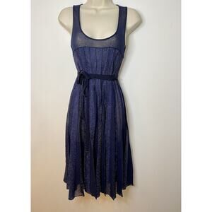 PennyBlack Blue Knitted Dress. Size Medium. Gently Used.